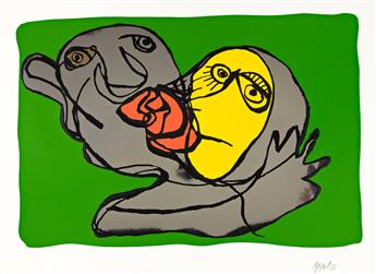 KAREL APPEL Collection of 13 color lithographs and screenprints.